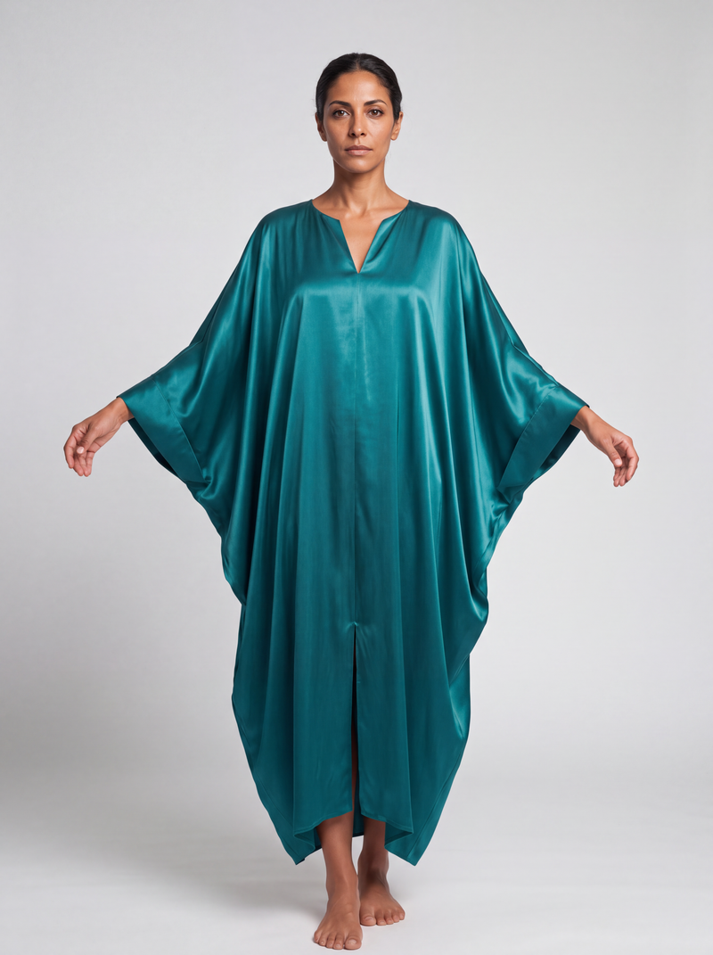 Capri Soleil Pure Silk Kaftan