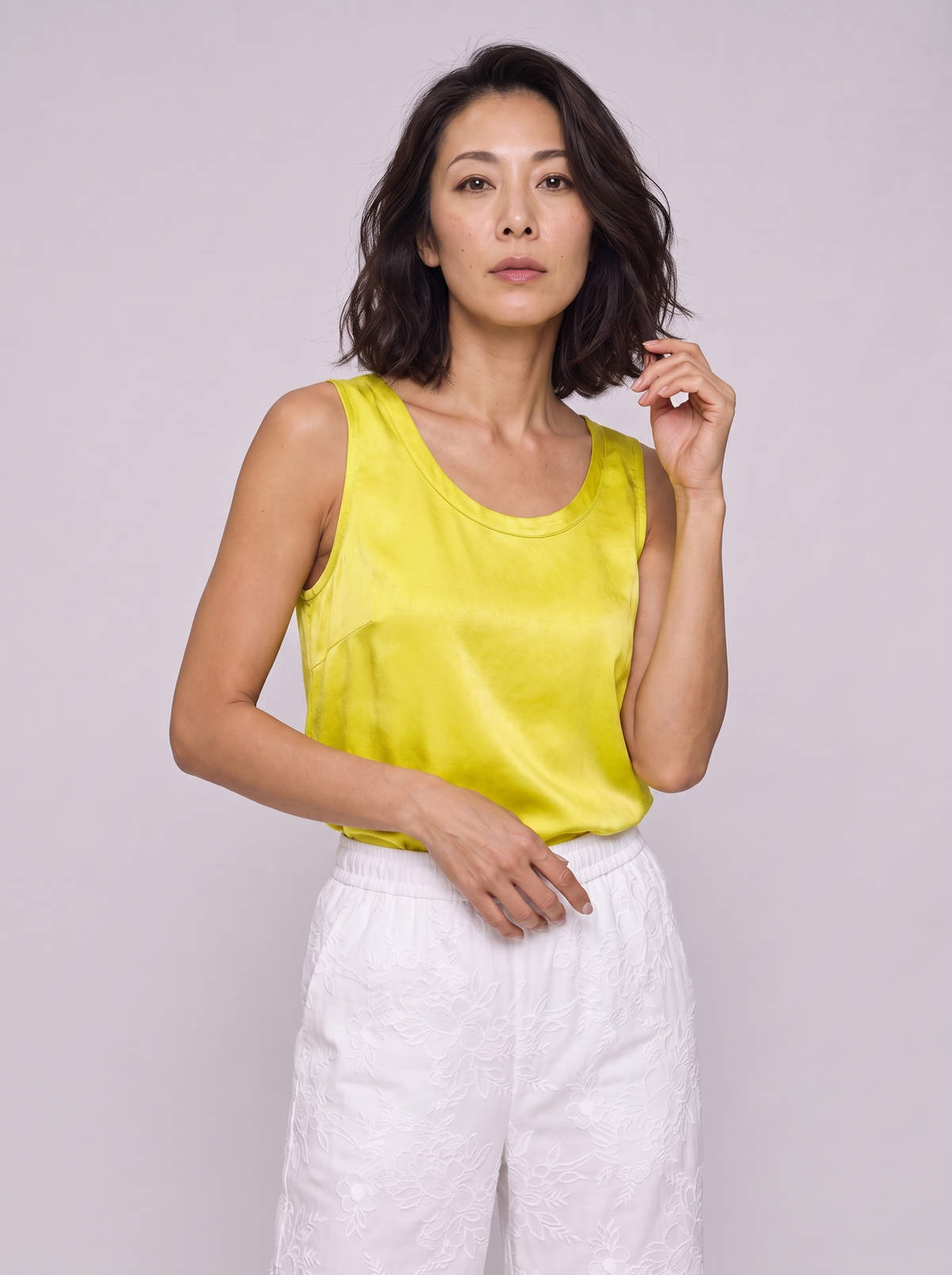 Luna Pure Silk Vest