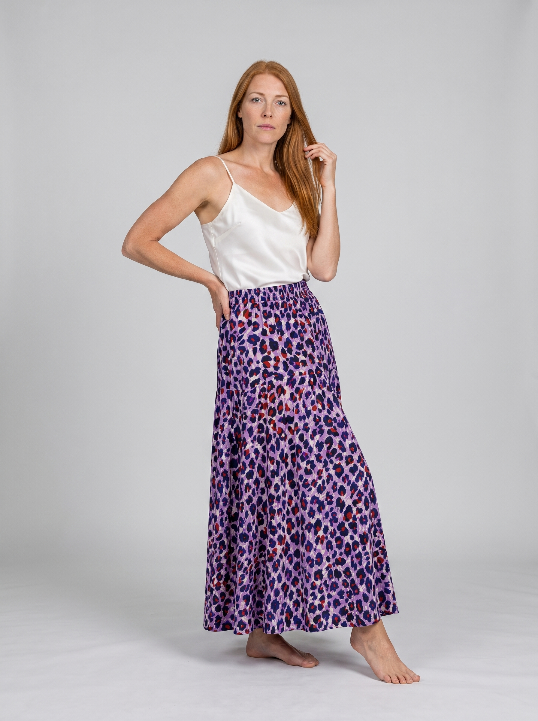 Savannah Leopard Maxi Skirt