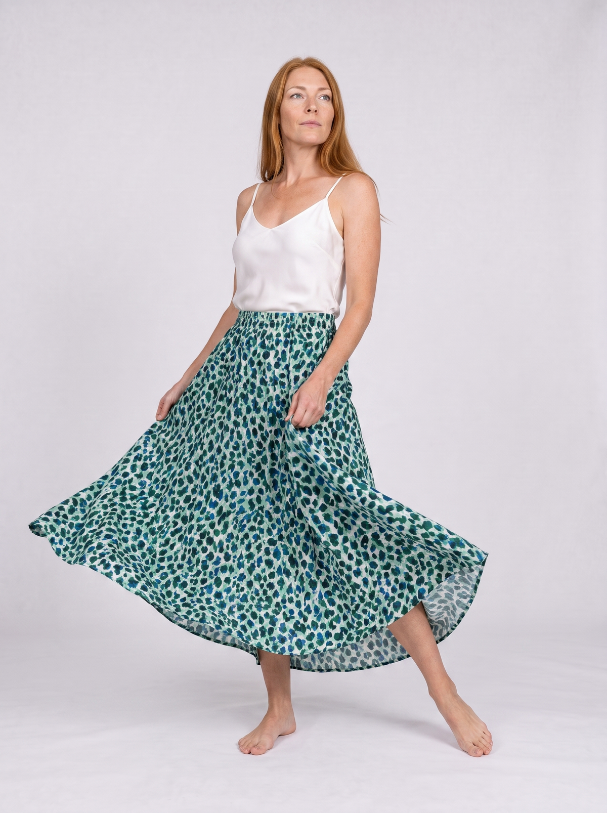 Savannah Leopard Maxi Skirt