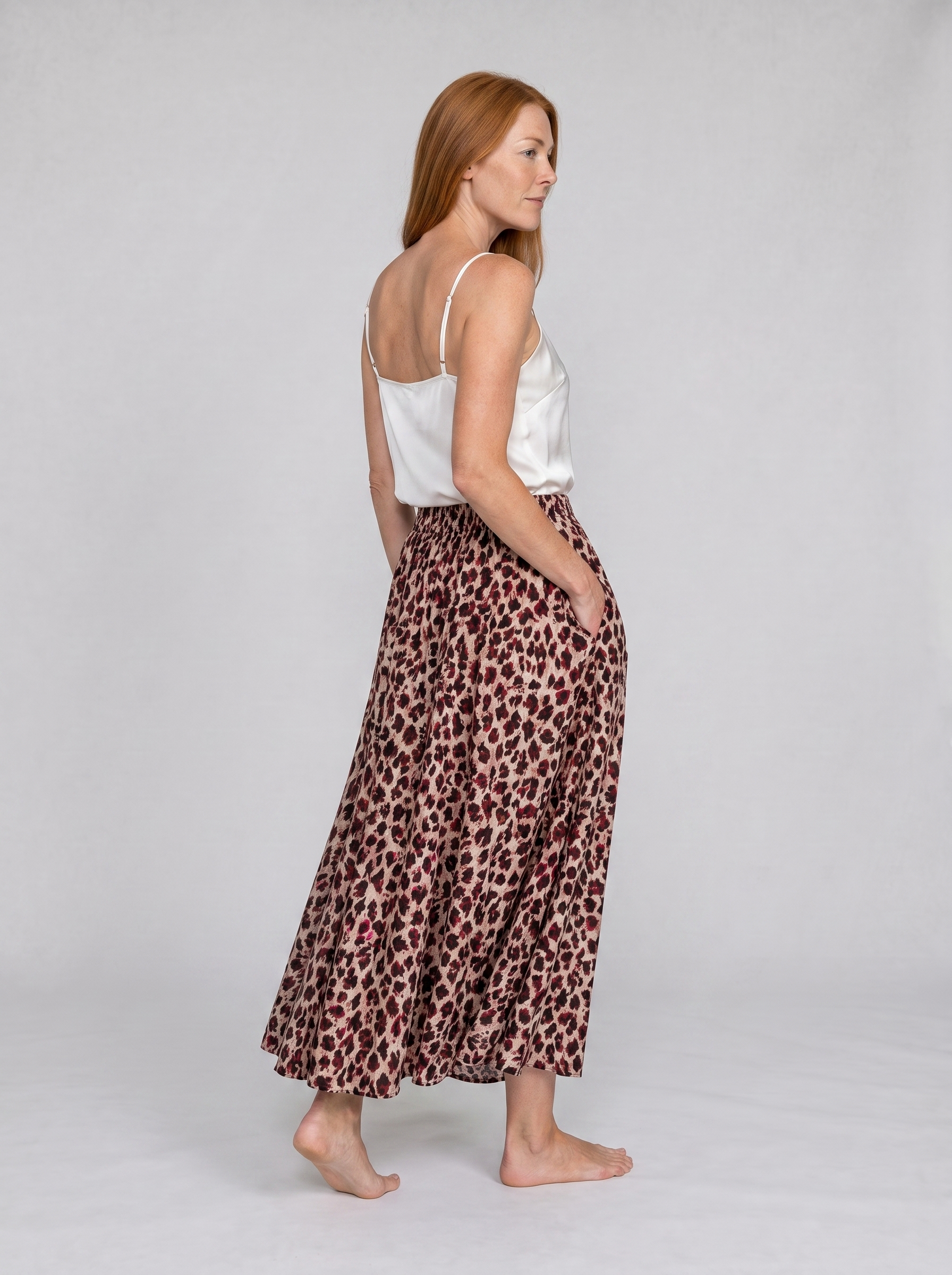 Savannah Leopard Maxi Skirt