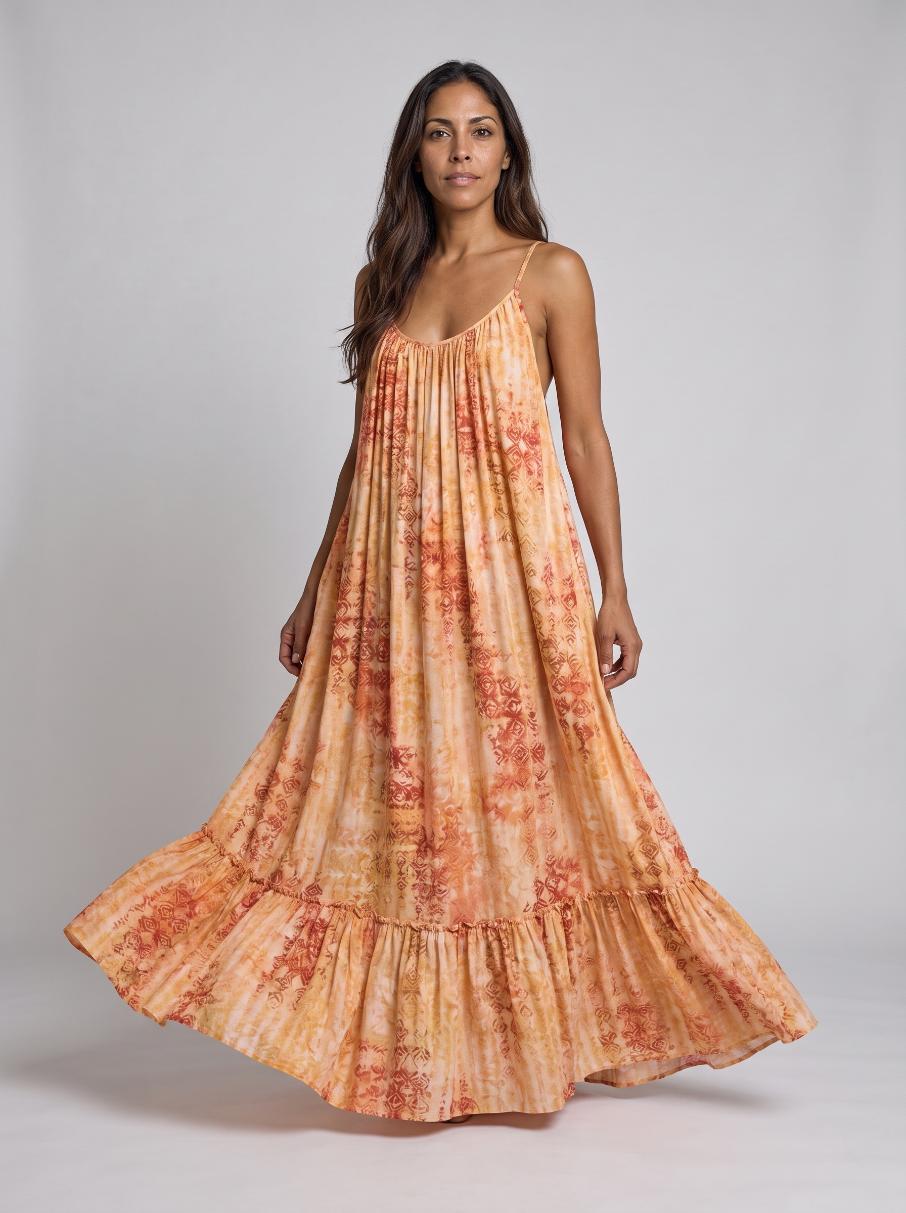 Amalfi Swirl Maxi Dress - Flow
