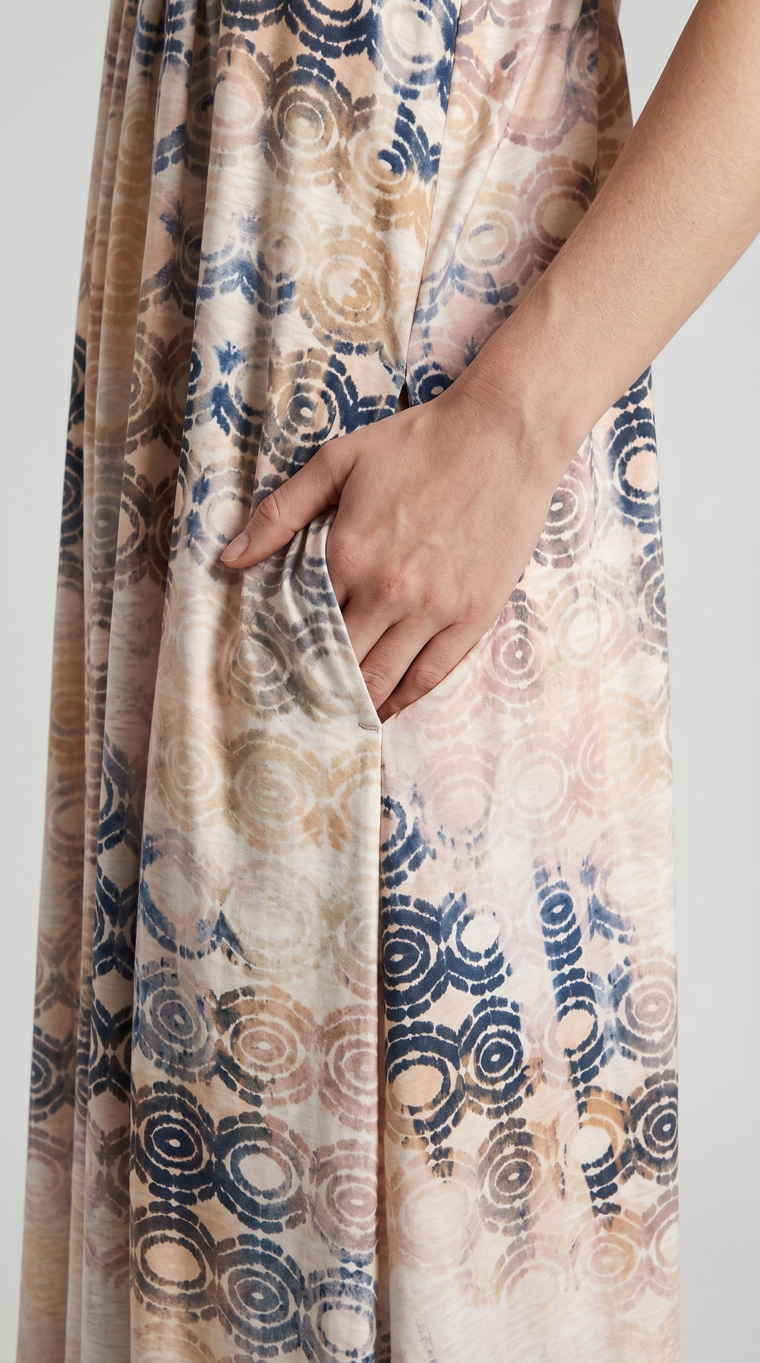 Amalfi Swirl Maxi Dress - Flow
