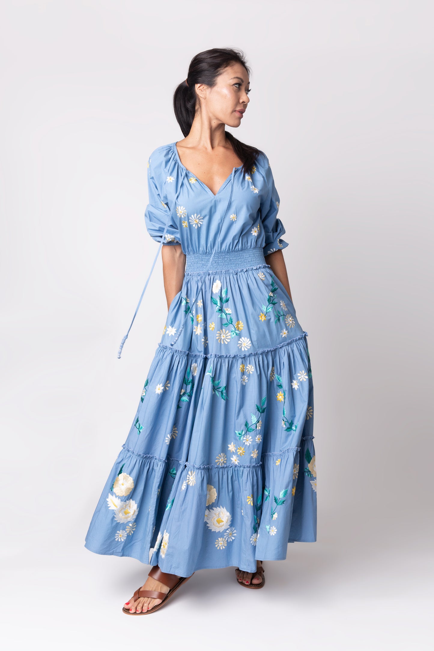 Fiorella Dress - Periwinkle