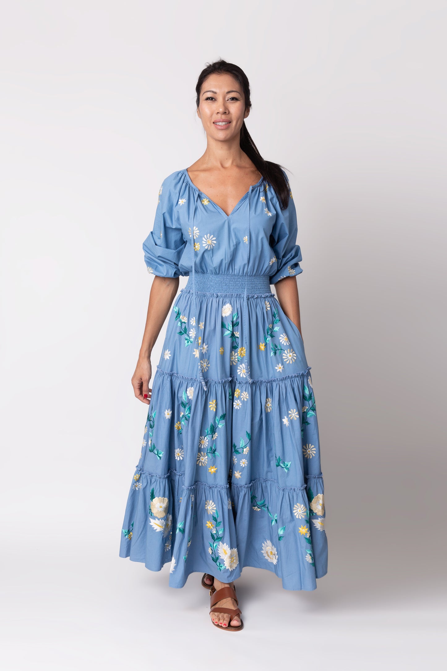 Fiorella Dress - Periwinkle