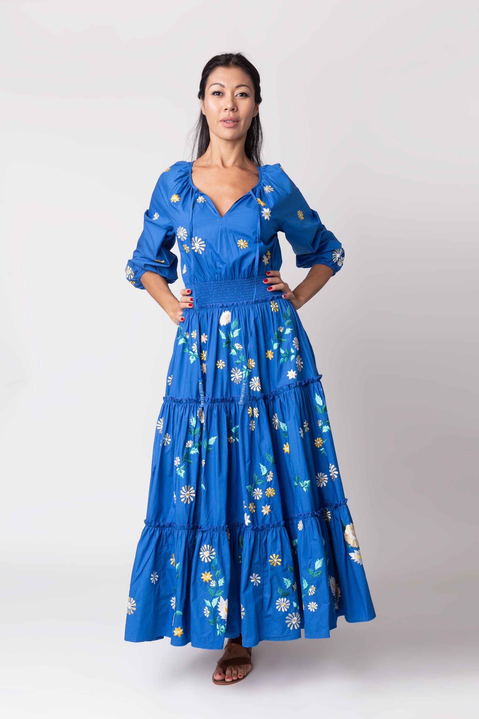 Fiorella Dress - Royal blue