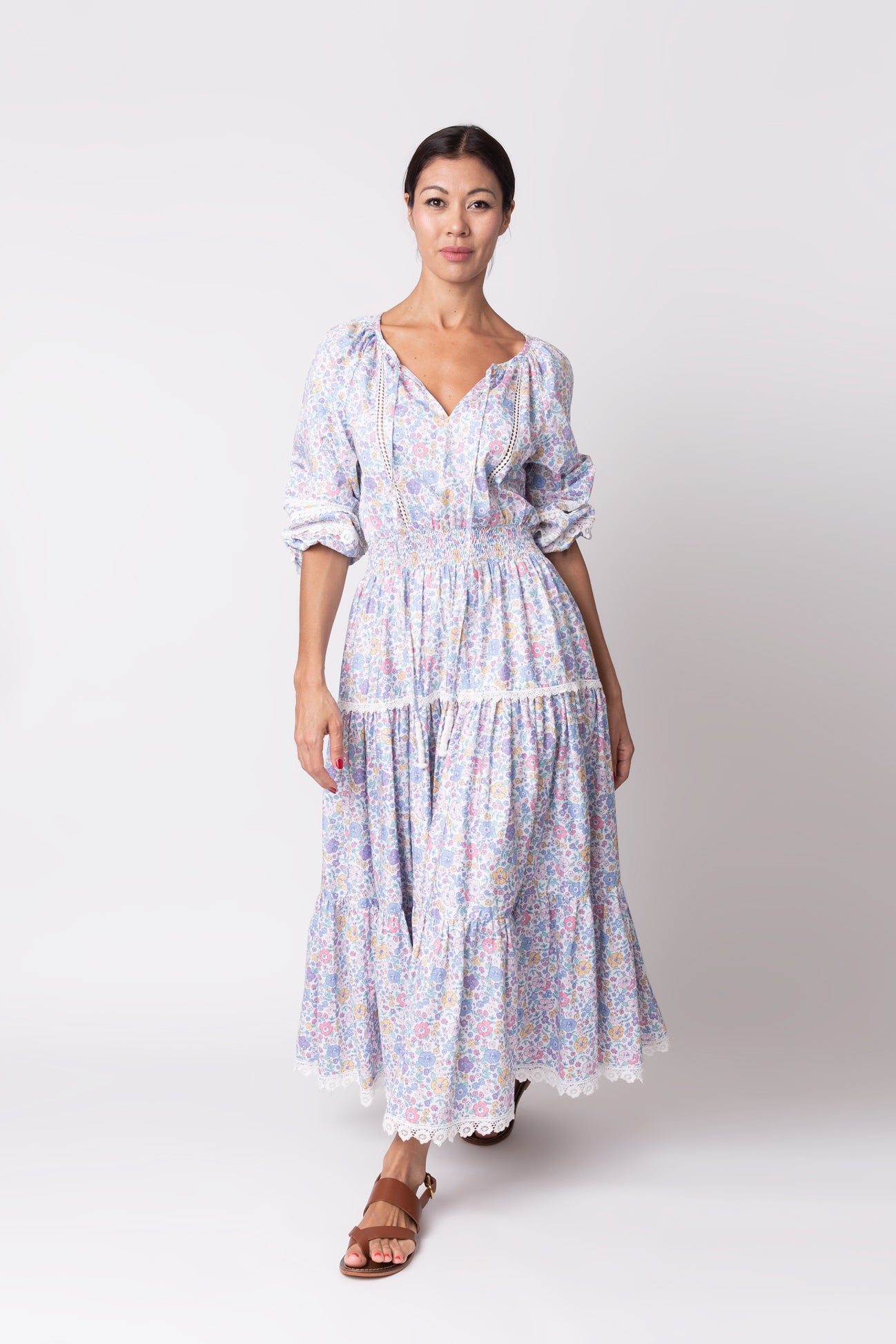 Cowgirl Dress - Multifloral lace