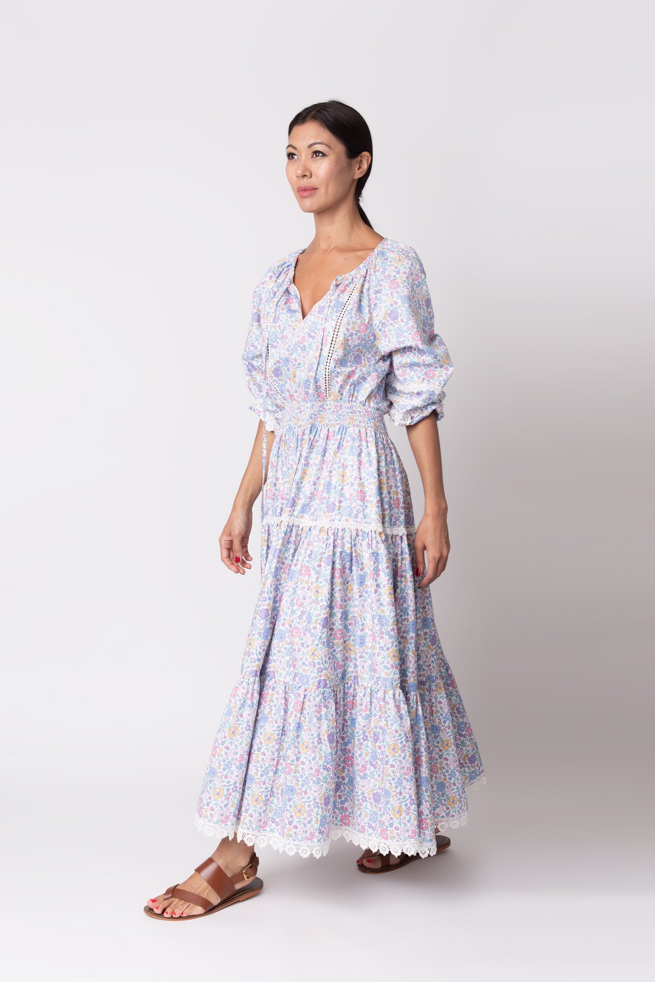 Cowgirl Dress - Multifloral lace