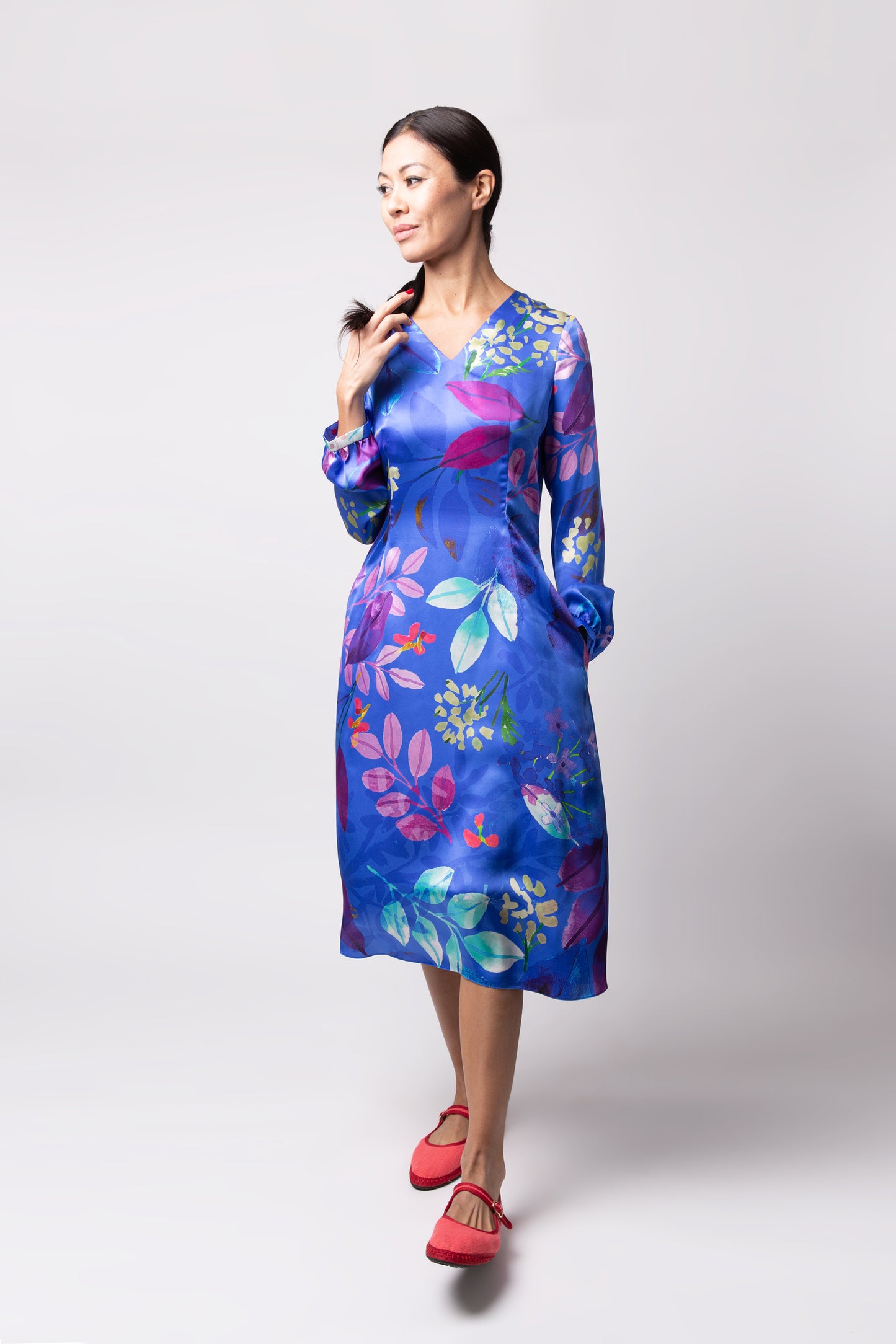 Nina Dress - Blue