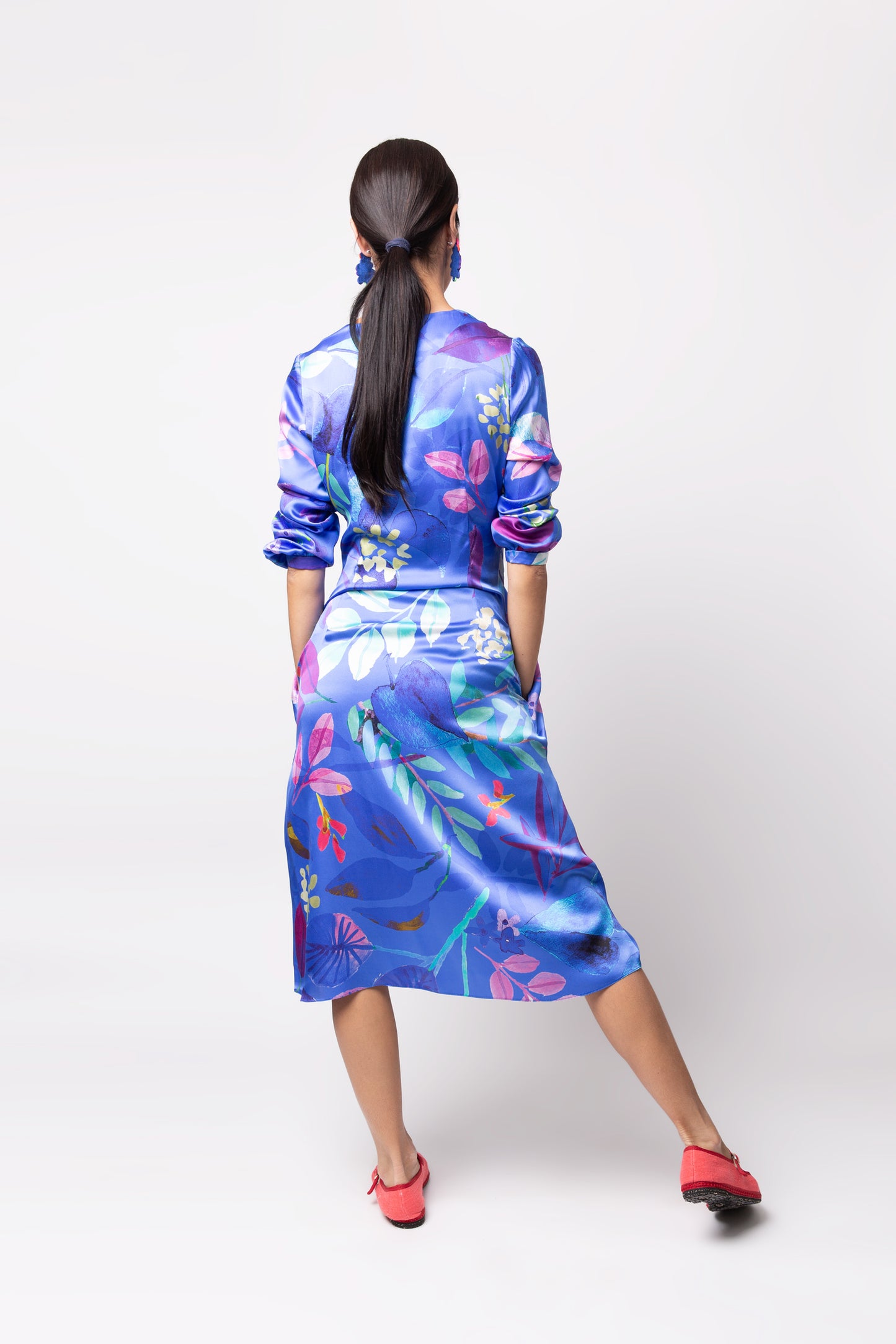 Nina Dress - Blue
