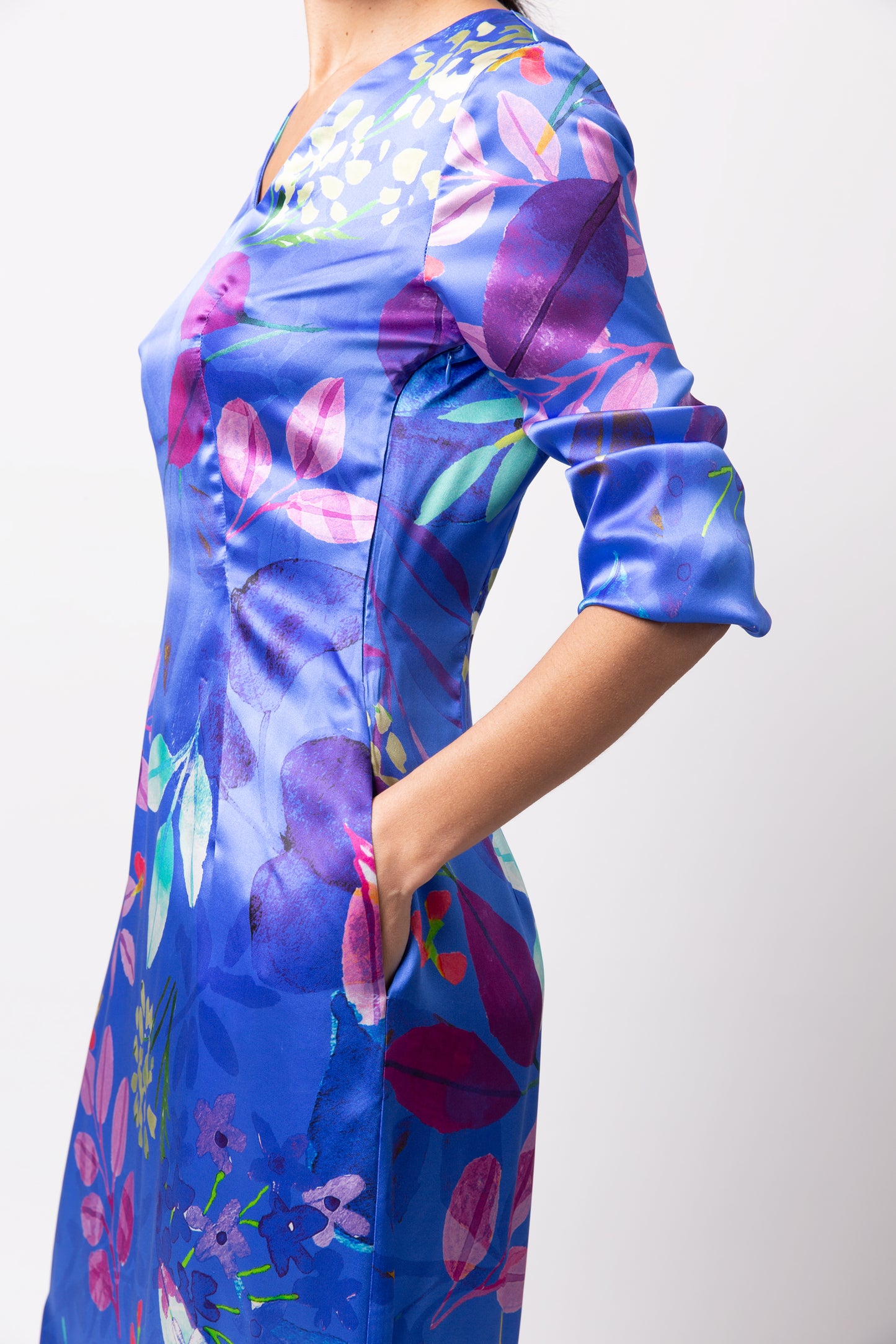 Nina Dress - Blue
