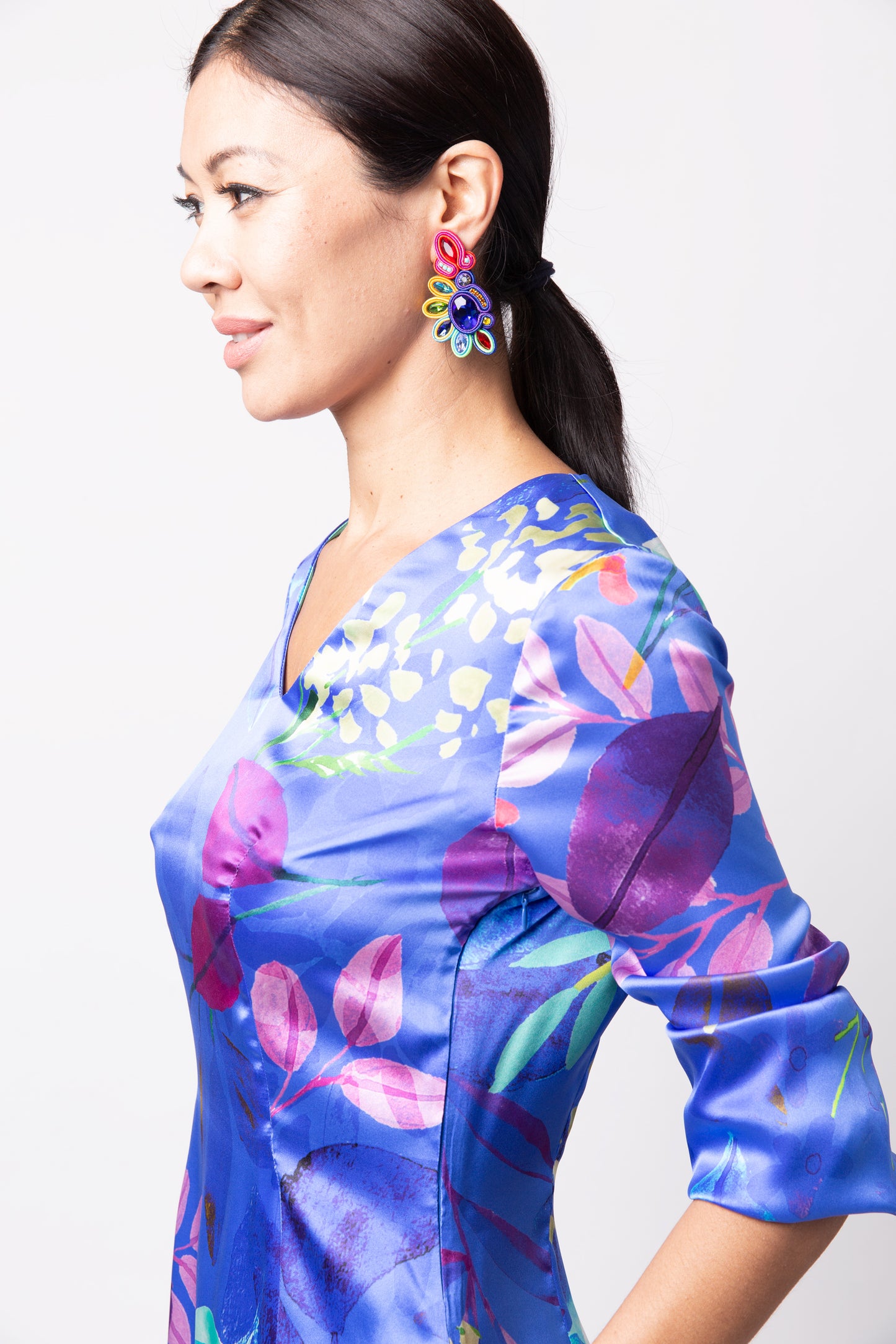Nina Dress - Blue