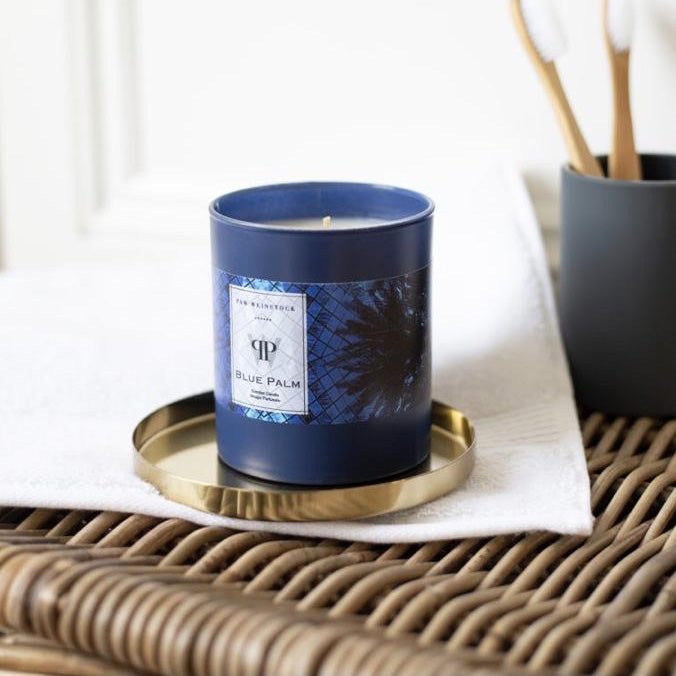Blue Palm Scented Candle